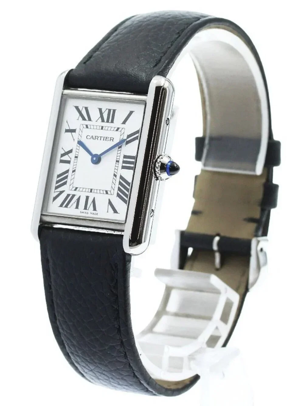CARTIER tank mast LM WSTA0041 Silver Dial Quartz Men's Watch_971108